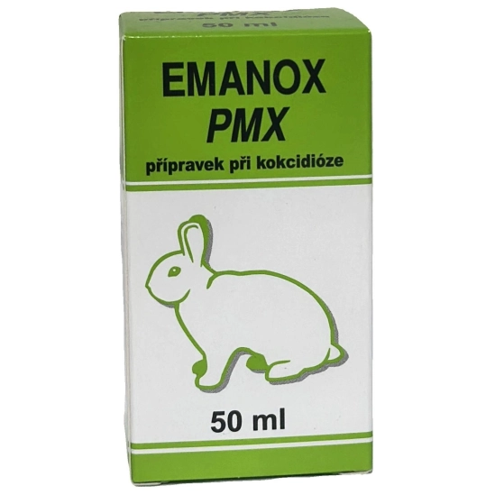 Emanox PMX přírodní přípravek proti kokcidióze 50ml