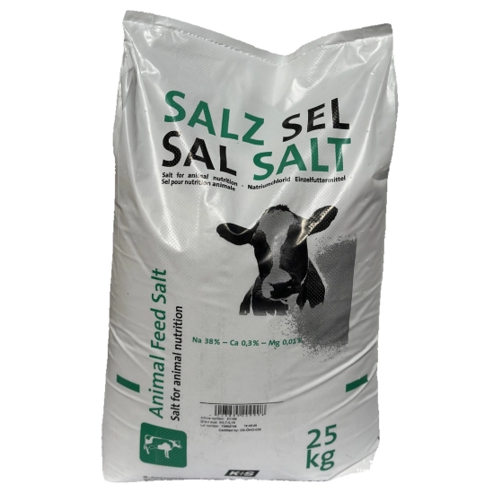 Sůl krmná v pytlích 25kg