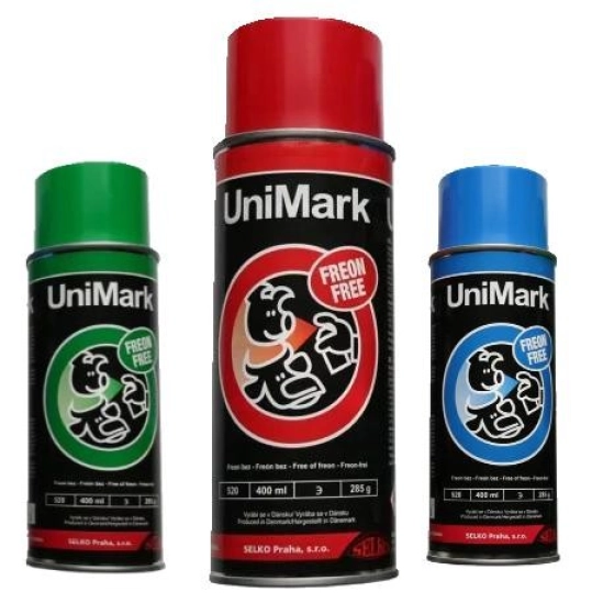 UNIMARK značkovací sprej ČERVENÁ  400ml